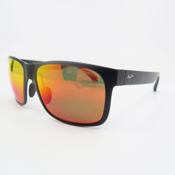 Maui Jim MJ432N-35UTD 59 RED SANDS, Black, Polarized, Made in Japan Sunglasses. - Picture 4 of 9